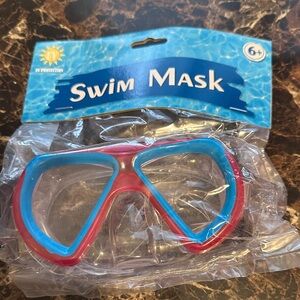 Kids Blue and Pink Swim Mask